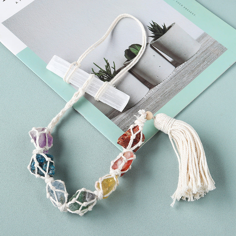 Seven-Color Crystal Hanging Ornament