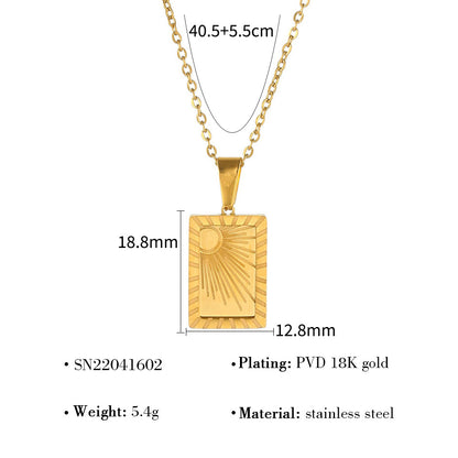 INS Style Modern Design Stainless Steel Necklace