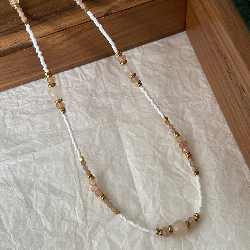 Sunstone Crystal Necklace