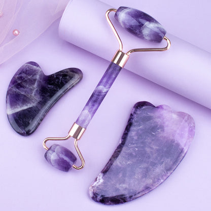 Amethyst Jade Facial Beauty Device Set