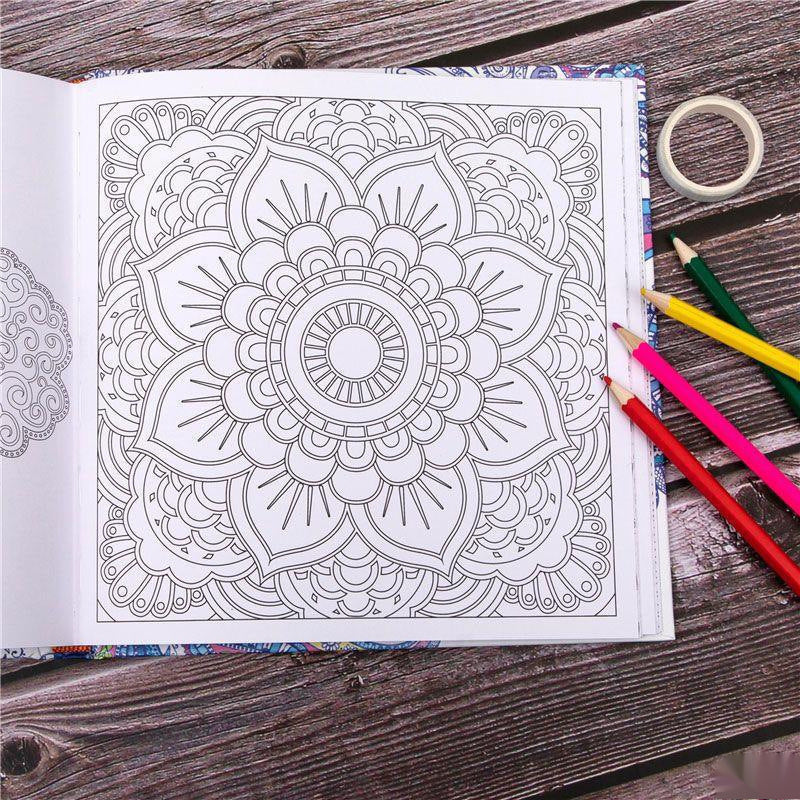 Zen Mandala Coloring Book