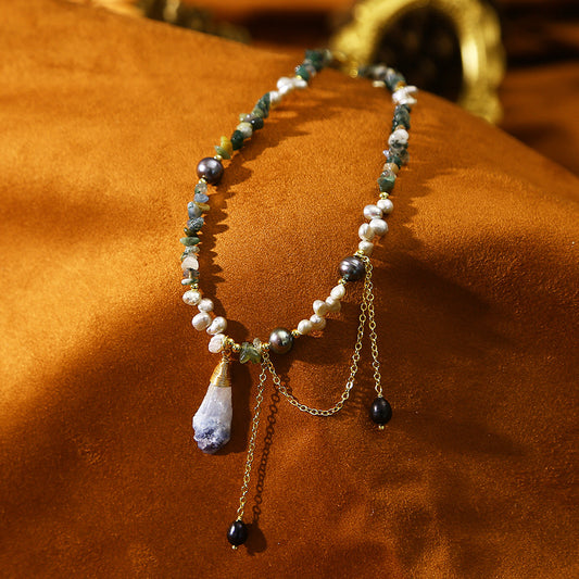 Crystal Baroque Pearl Necklace/Bracelet