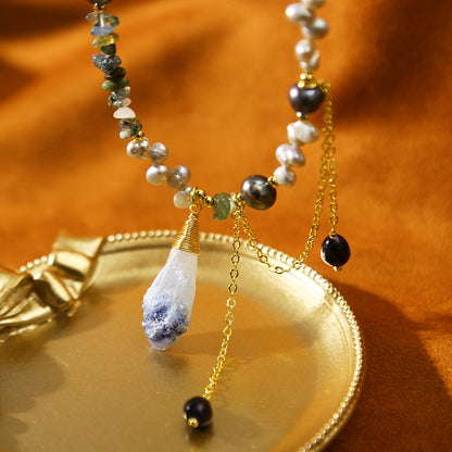 Crystal Baroque Pearl Necklace/Bracelet