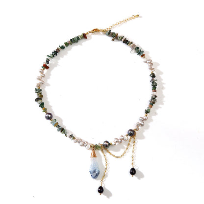 Crystal Baroque Pearl Necklace/Bracelet