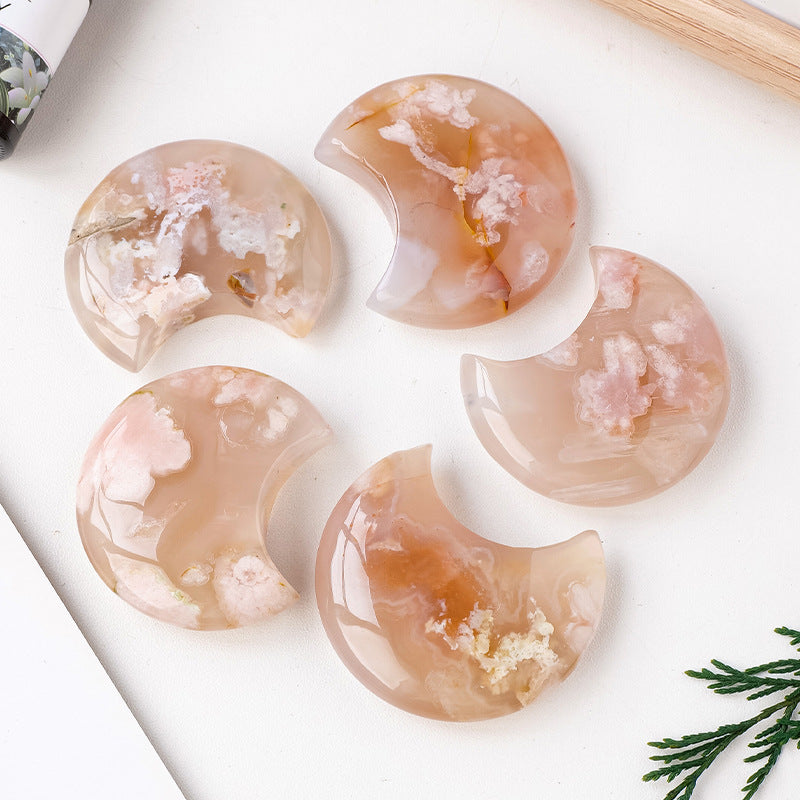 Cherry Blossom Agate Moonstone