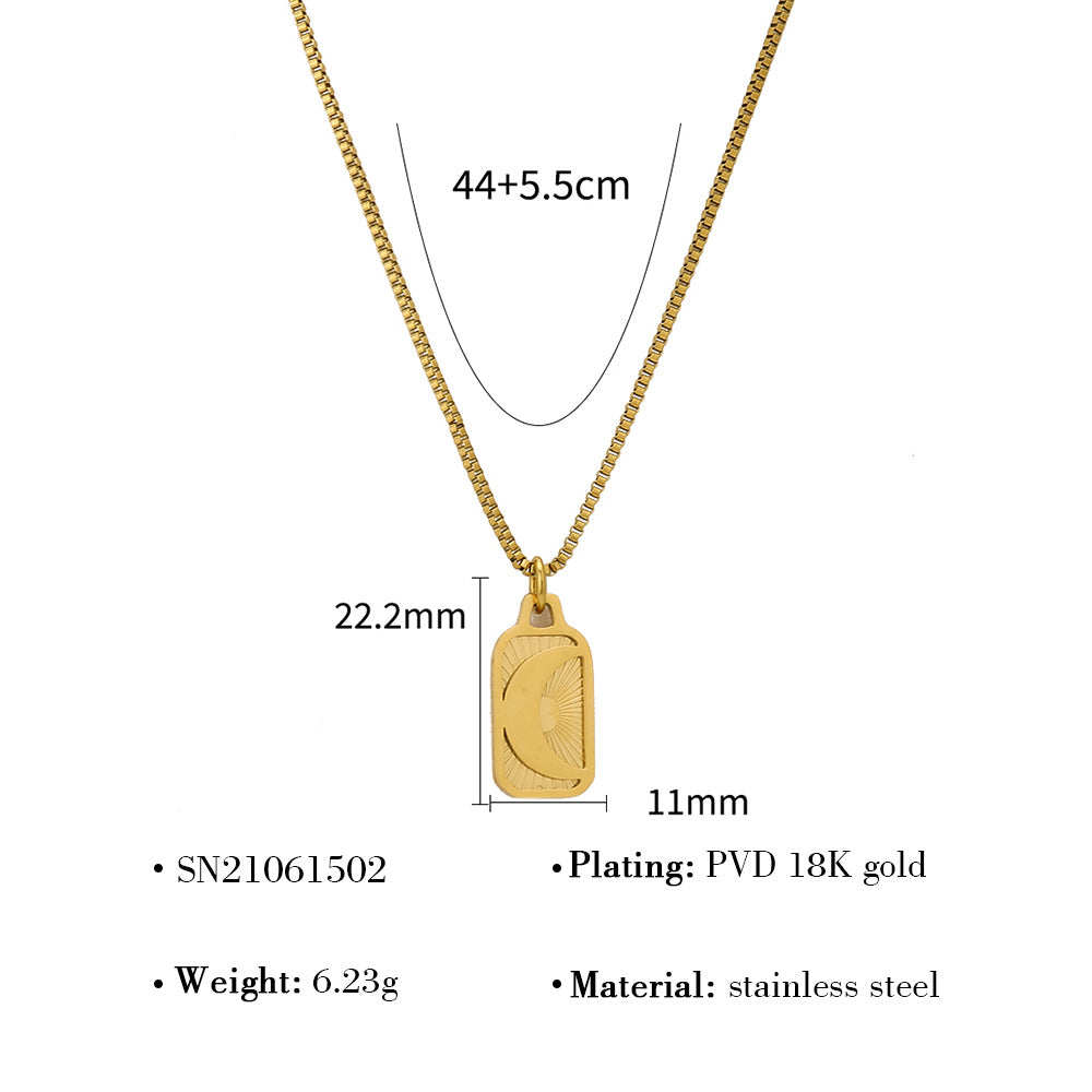 INS Style Modern Design Stainless Steel Necklace