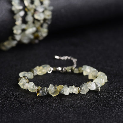 Natural Crystal Chip Bracelet