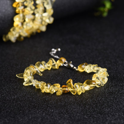 Natural Crystal Chip Bracelet